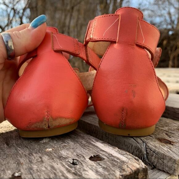 Coach Oleta coral strappy gladiator sandals - Picture 5 of 7